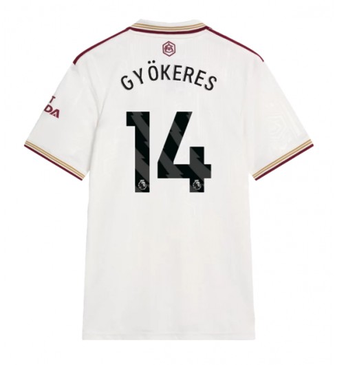 Arsenal Viktor Gyokeres #14 Tredjedrakt 2025-26 Korte ermer Arsenal Viktor Gyokeres #14 Tredjedrakt 2025-26 Korte ermer